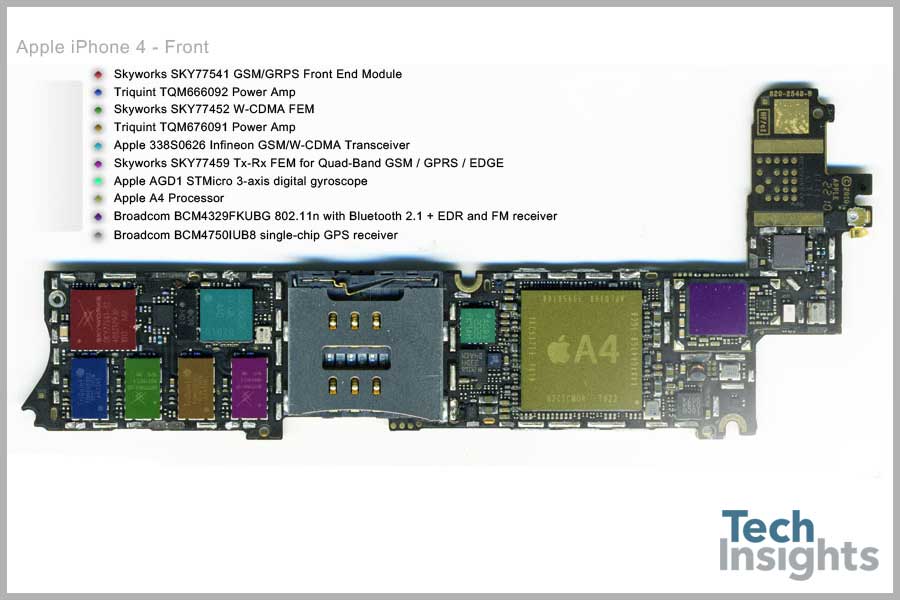 Apple iPhone 4 Board shot