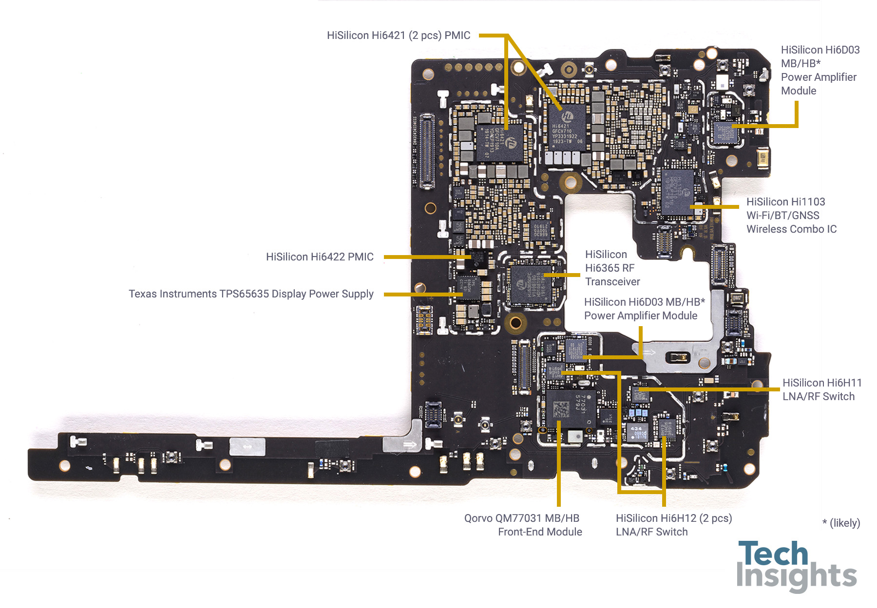 Huawei Mate 20 X Teardown - PCB