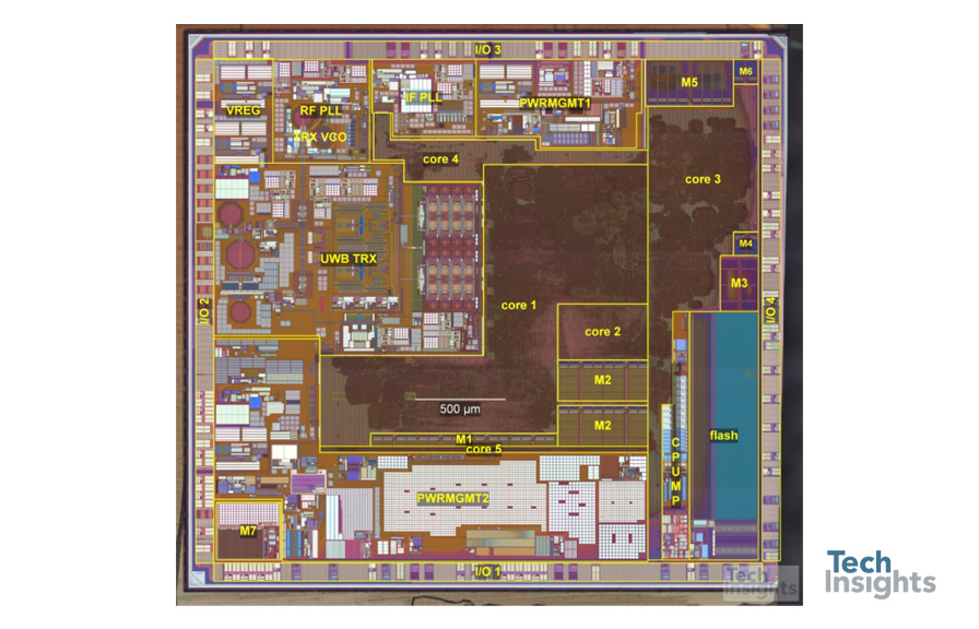 NXP Semiconductor SR040 die photo