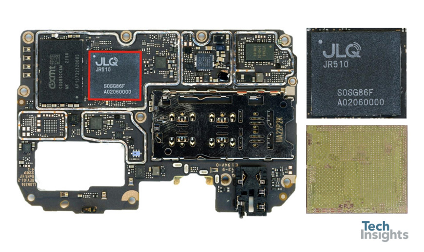 JLQ Tech JR510 CXMT 4 GB LPDDR4x DRAM