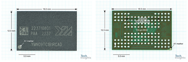 Figure 3. YMTC NAND package images