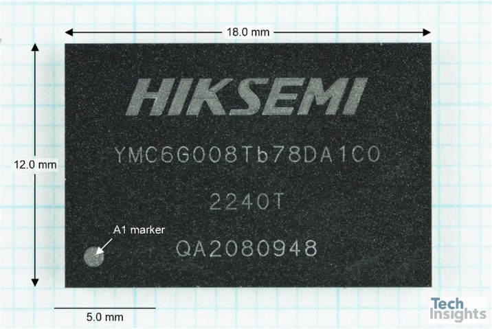 YMTC 232L TLC 3D NAND