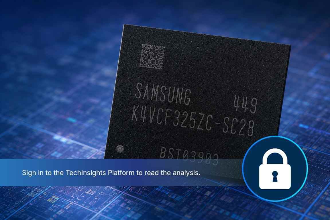 Samsung K4VOF165ZC D1b 12 Gb GDDR7 DRAM