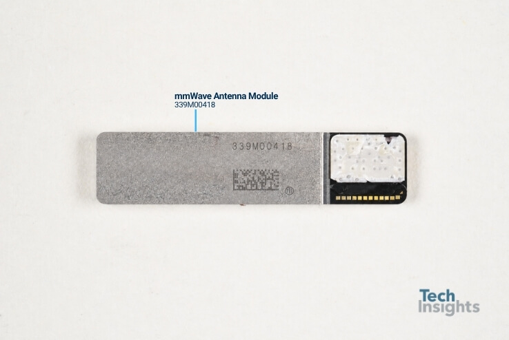 Apple iPhone 18 Pro Max with its internal mmwave board