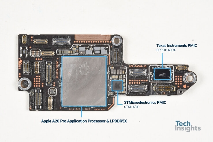 Apple iPhone 18 Pro Max with its internal logic board