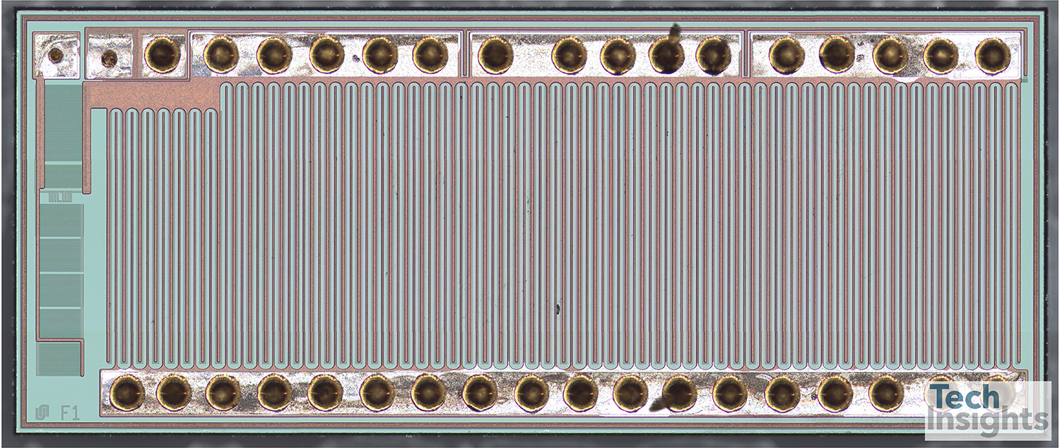 Figure 5 Innoscience INN650D02 650 V GaN Enhancement-mode Power Transistor – Die Photograph