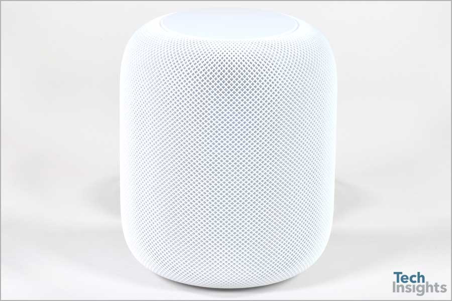 The Apple HomePod, before it was sent to our labs