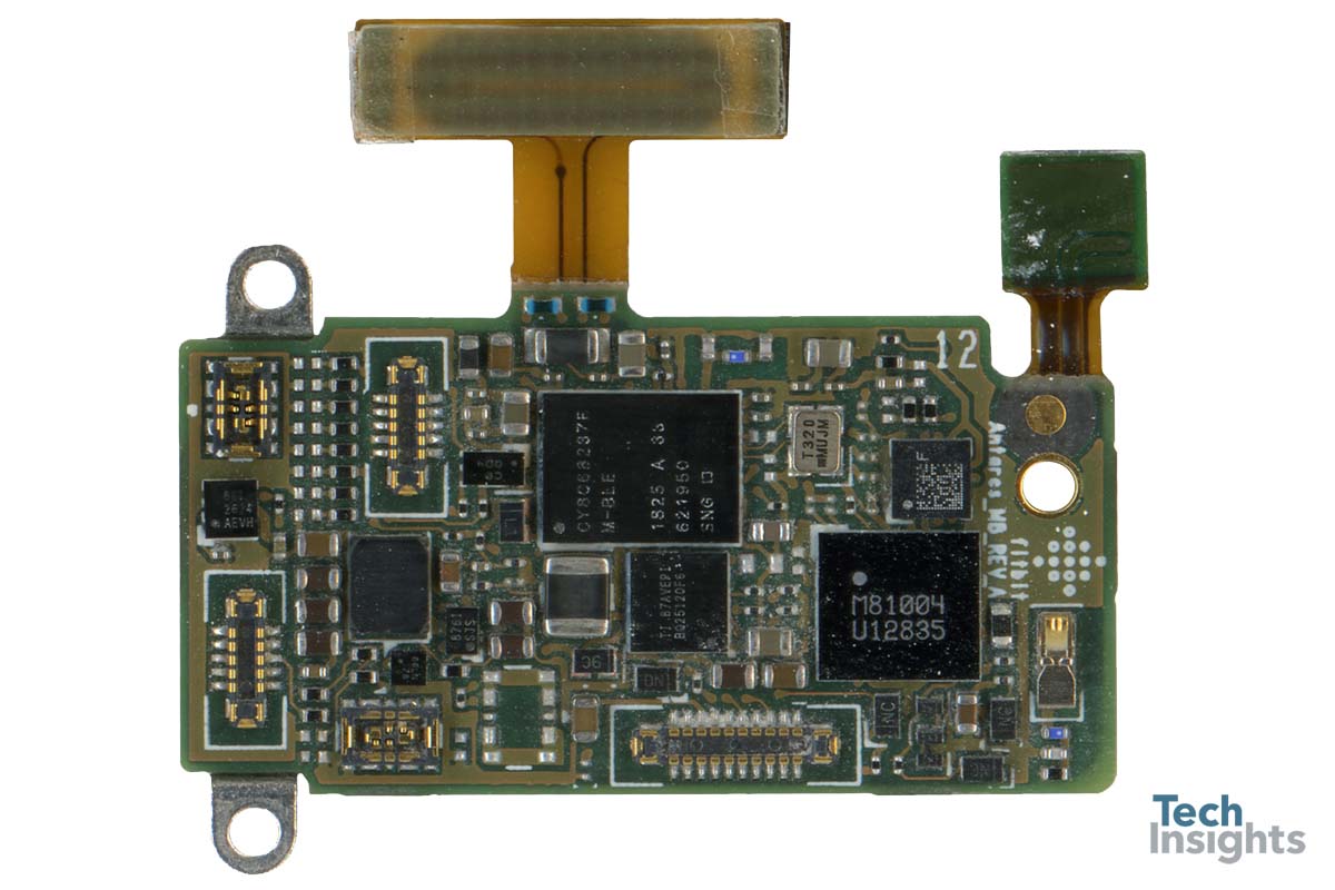 Figure 4: Fitbit Charge 3 with Cypress Semiconductor PSoC 6 CY8C68237FM-BLE Dual ARM Cortex and Bluetooth LE
