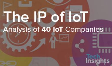 Samsung tops an updated TechInsights analysis of the IP of IoT